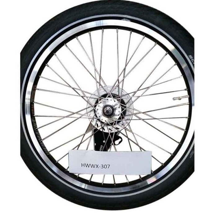 Vorderrad City/City-E/Curve/Curve-E Schwarz (ohne Rollerbrake)