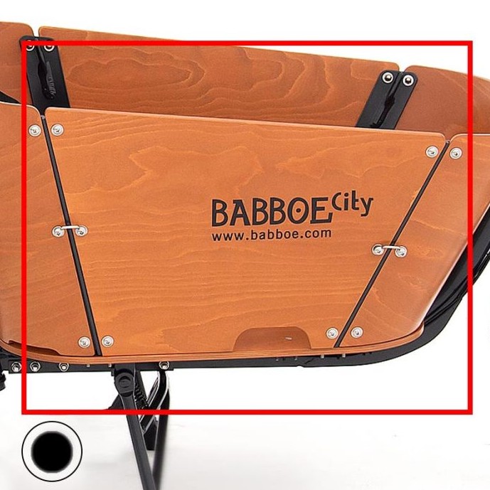 Seitenpaneel rechts City Schwarz