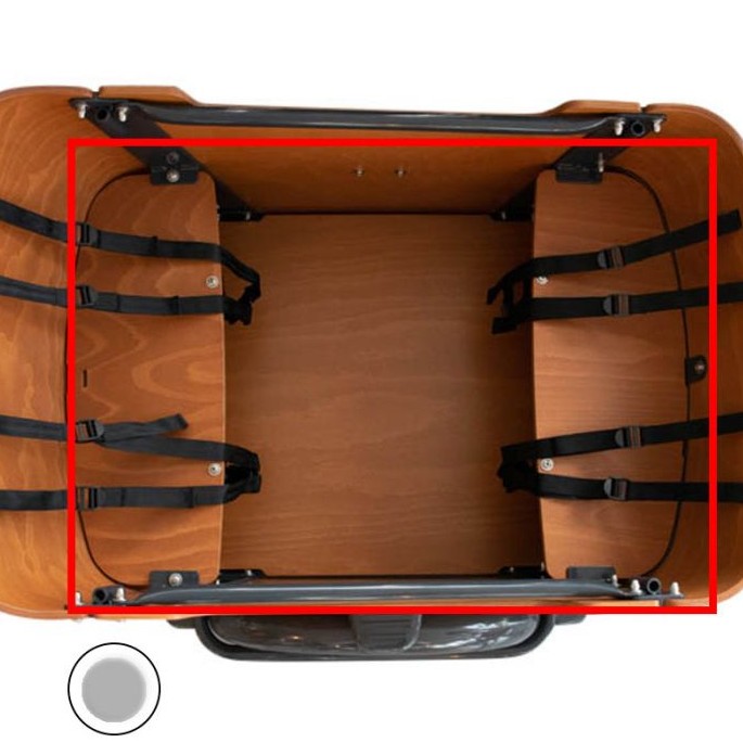 Bodenpaneel Curve Grau