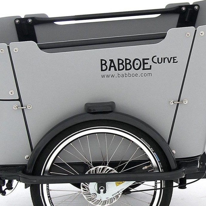 Seitenpaneel links Curve Mountain Grau