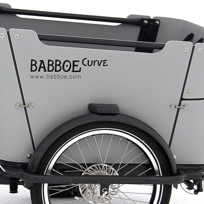 Seitenpaneel rechts Curve Mountain Grau